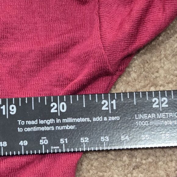 White House Black Market Open Back Top Size Medium Deep Pink Womens - Picture 9 of 11